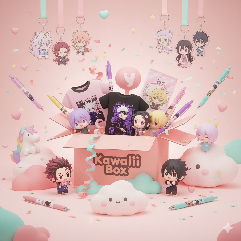 Mystery Gift Box 🎁 – Random Anime Collectibles, Chibi Figures & Merch | Suggoii