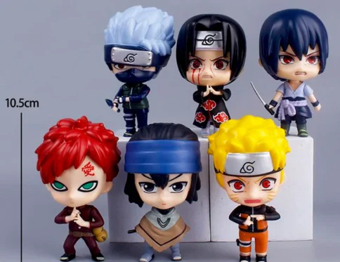 Naruto Set of 6 Action Figures - Collectible Fun!