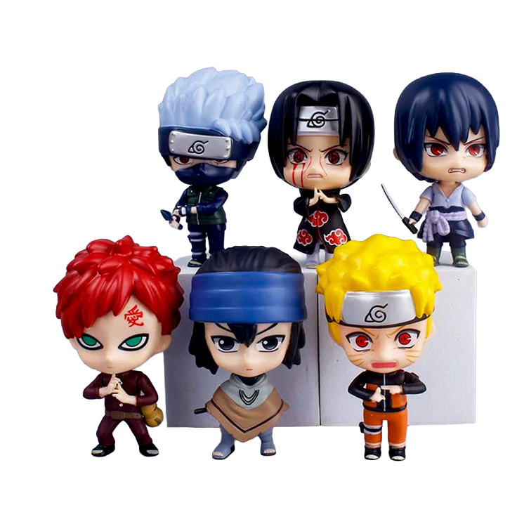 Naruto Action Figures – Set of 6 Anime Collectible Characters