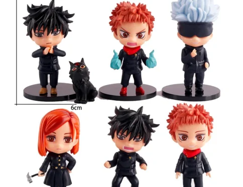 Jujutsu Kaisen Gojo Set of 6 with Cat