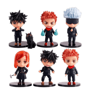 Jujutsu Kaisen Characters – Gojo Set of 6 with Cat Figures