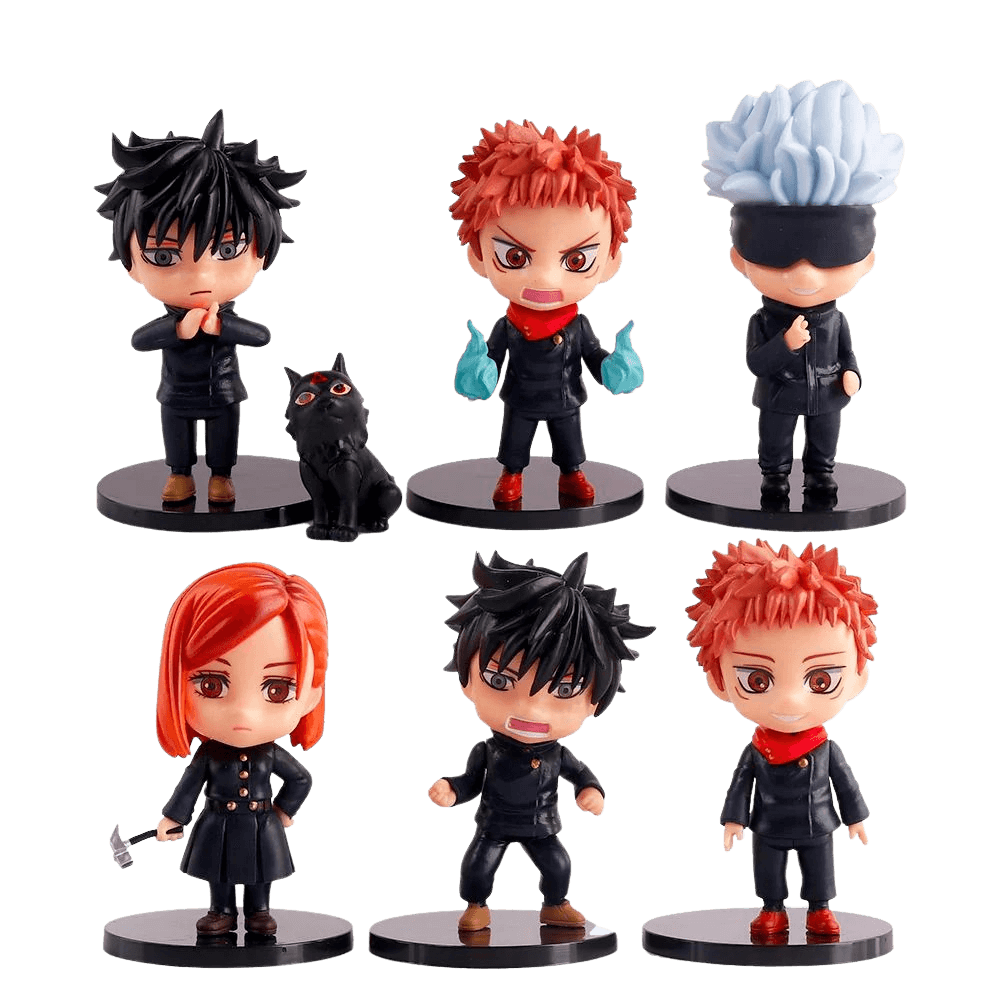 Jujutsu Kaisen Characters – Gojo Set of 6 with Cat Figures