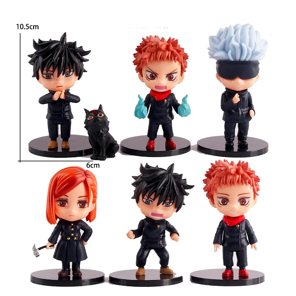 Jujutsu Kaisen Gojo Set of 6 with Cat