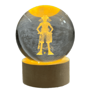 One Piece Luffy Lamp – Standing Crystal Ball Anime Decor