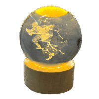 Demon Slayer Zenitsu Lamp – Crystal Ball Anime Decor Light