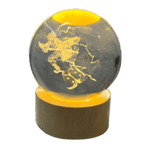 Demon Slayer Zenitsu Lamp – Crystal Ball Anime Decor Light