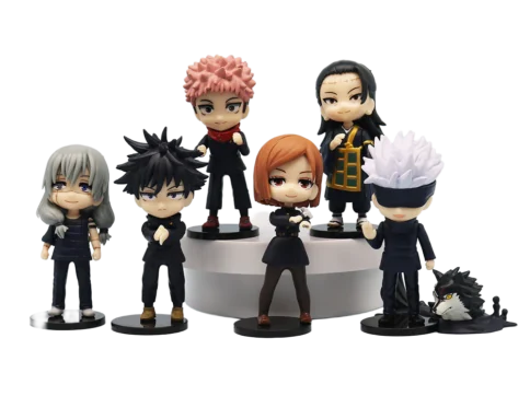 Jujutsu Kaisen Characters – Gojo Standing Set of 6 with Wolf