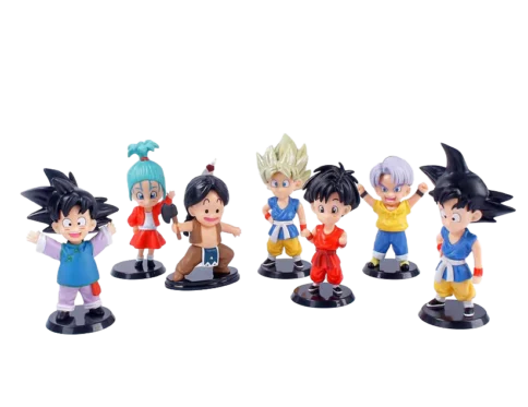 Dragon Ball Z Action Figures – Set of 7 Collectible Characters