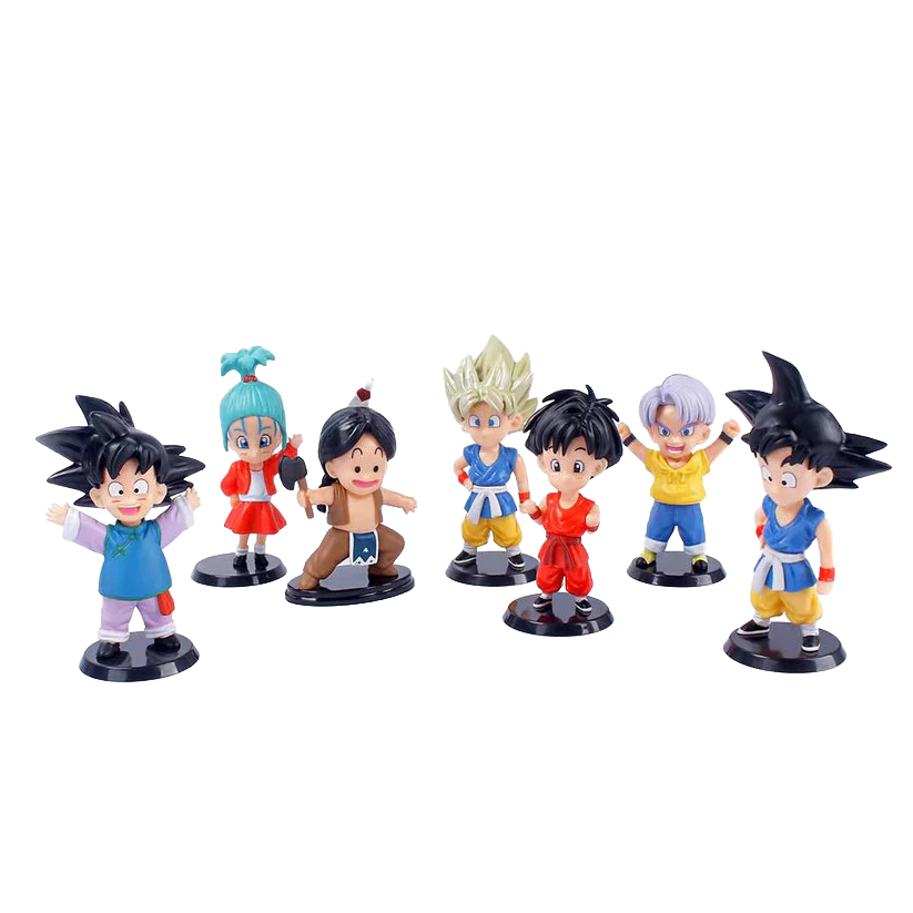 Dragon Ball Z Action Figures – Set of 7 Collectible Characters