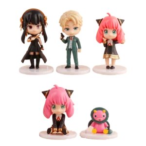 Spy x Family Characters – Set of 5 Anime Collectible Figures