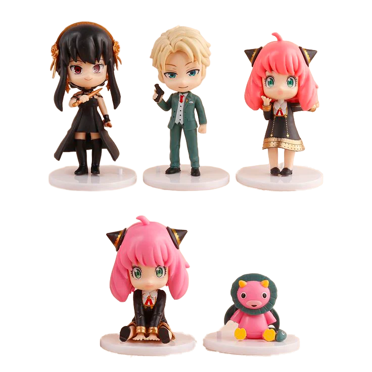 Spy x Family Characters – Set of 5 Anime Collectible Figures