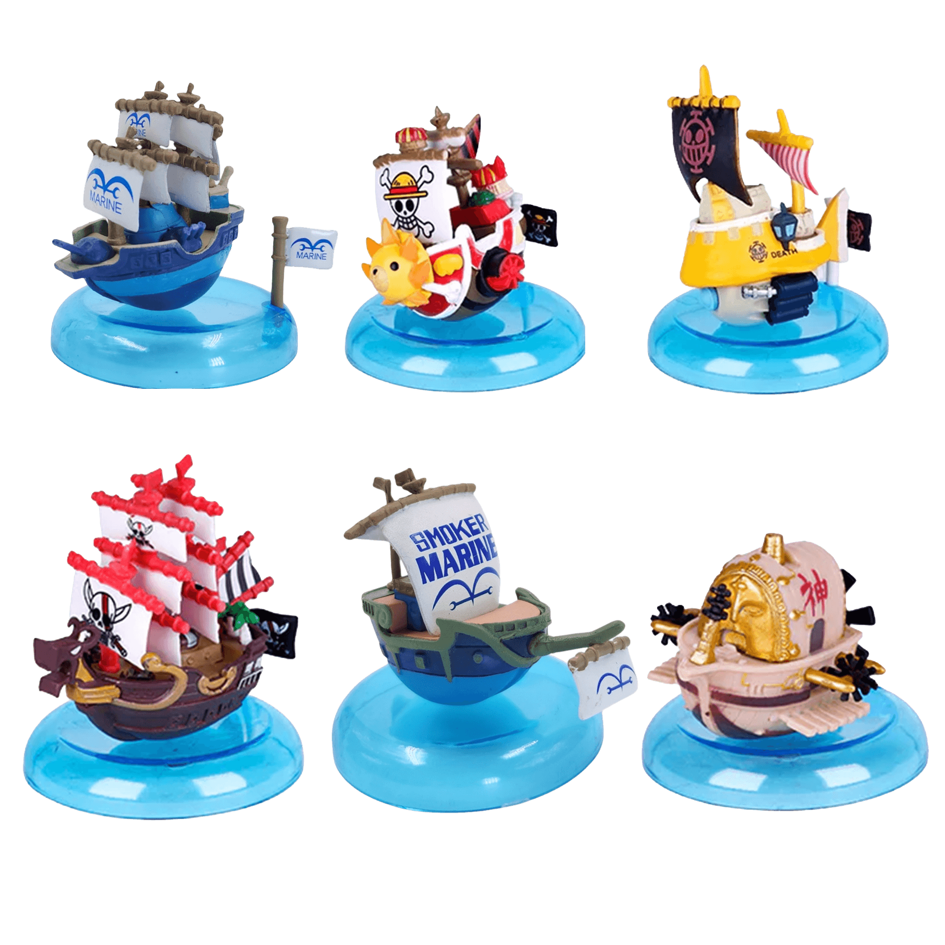 One Piece Ship Miniature – Luffy Ship Set Figure Collectible