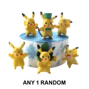 Pokemon Action Figures Pikachu Chibi Random Emotion 2.5cm