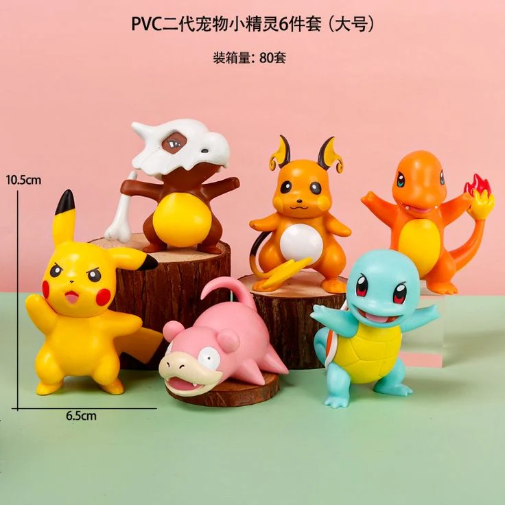 Pokemon Action Figure Skull Mini Set of 6