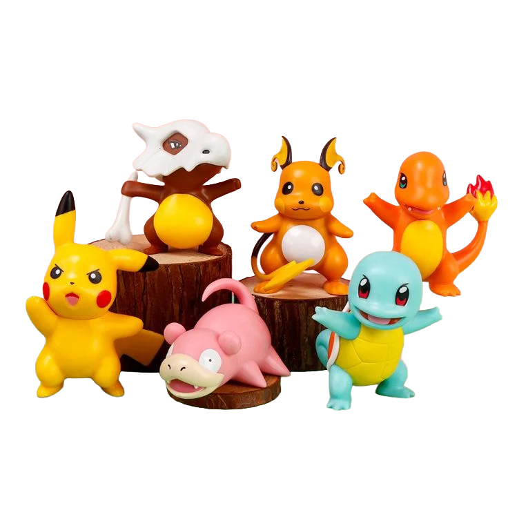 Pokemon Action Figure Skull Mini Set of 6