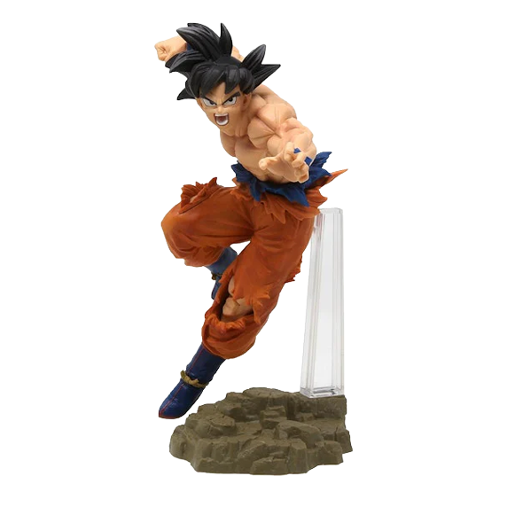 Goku Mid Air Attack Stone Base Goku Action Figure