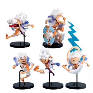 One Piece Action Figure Luffy Gear 5 Multi-Pose PVC Set