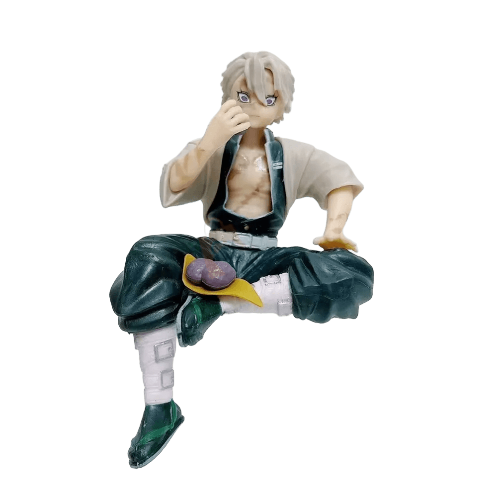 Demon Slayer Action Figure – Sanemi Shinazugawa Sitting Pose Collectible