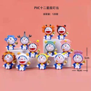 Doraemon Action Figures Set of 12 Mini Collectible Toys
