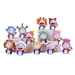 Doraemon Action Figures Set of 12 Mini Collectible Toys