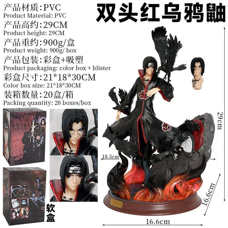 Classic Itachi Crow Form Naruto Action Figure 29cm