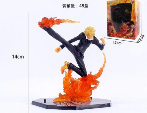 Sanji Flame Kick Battle Pose One Piece Action Figure