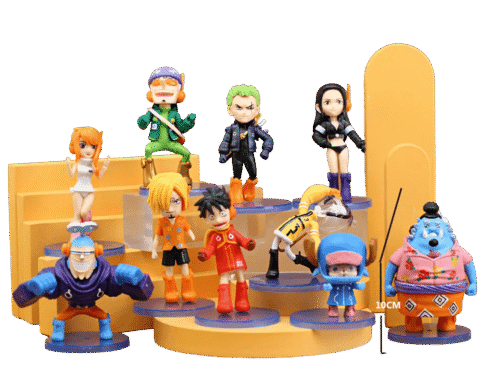 One Piece Figures – Egghead 10pc Set 10 cm Anime Collectibles