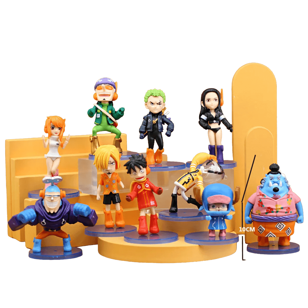 One Piece Figures – Egghead 10pc Set 10 cm Anime Collectibles