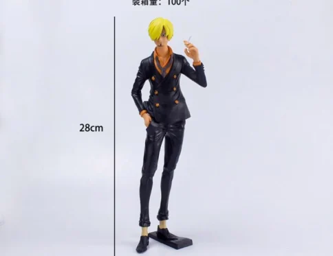 Sanji Black Coat One Piece Action Figure