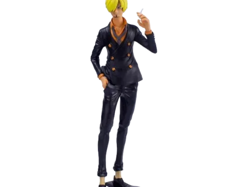 Sanji Black Coat One Piece Action Figure