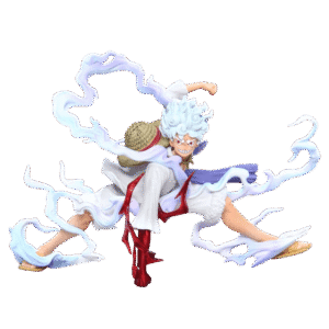 Luffy Action Figure – Gear 5 Punching Down Anime Collectible