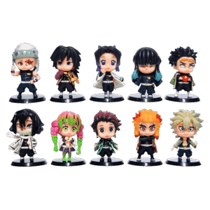 Demon Slayer Figures – 10pcs Anime Collectible Set