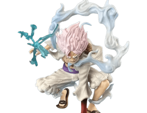 Luffy Action Figure – Gear 5 Crouching Pose 18cm Collectible