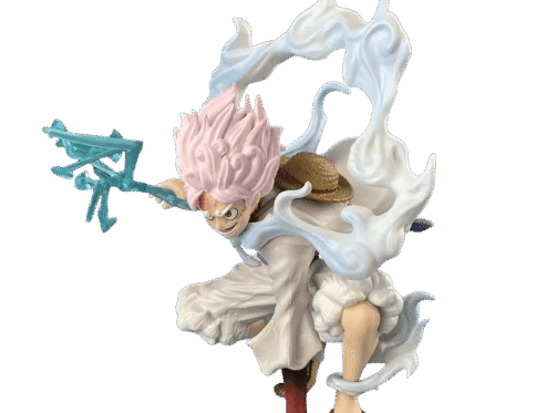 Luffy Action Figure – Gear 5 Crouching Pose 18cm Collectible