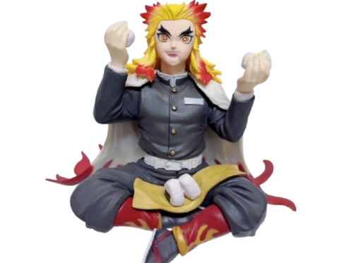 Rengoku Sitting Demon Slayer Action Figure 10cm