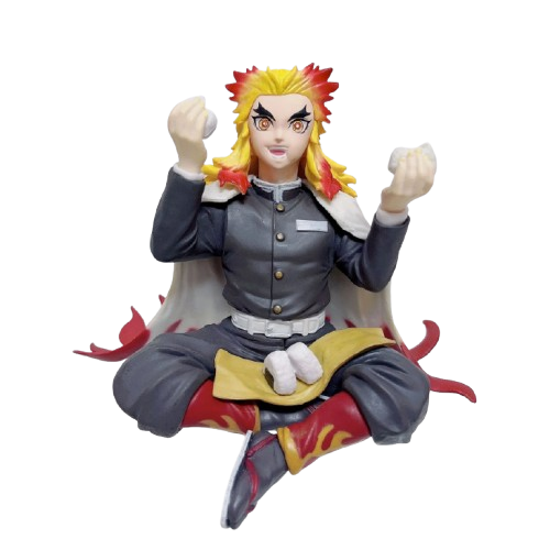 Rengoku Sitting Demon Slayer Action Figure 10cm