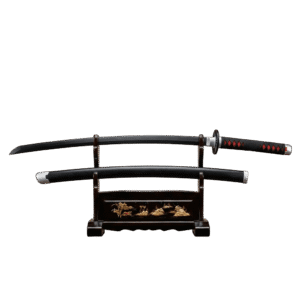 Demon Slayer Katana – Tanjiro Black Blade Sword Replica