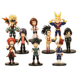 My Hero Academia Figures – Set of 9 Anime Action Collectibles