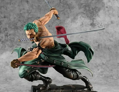 Zoro Three Sword Style Battle Pose Zoro Action Figure