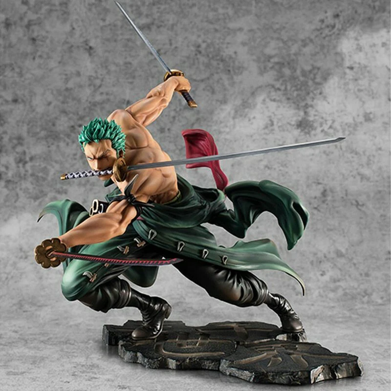 Zoro Three Sword Style Battle Pose Zoro Action Figure