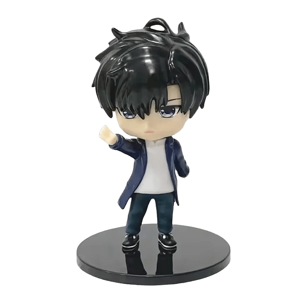 Solo Leveling Action Figure – Sung Jin-Woo Big Head 18 cm Collectible